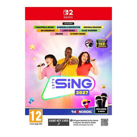 Let's Sing 2027 2 Mic Bundle Nintendo Switch 2 Game Pre-Order – image 2