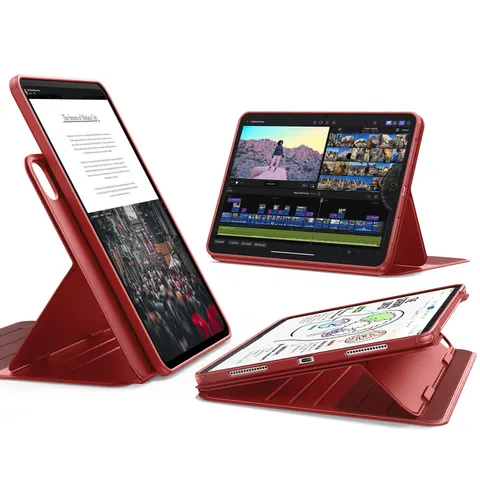iPad Pro 13ʺ (2024) Shift Magnetic Case - Red - Red – Bild 3