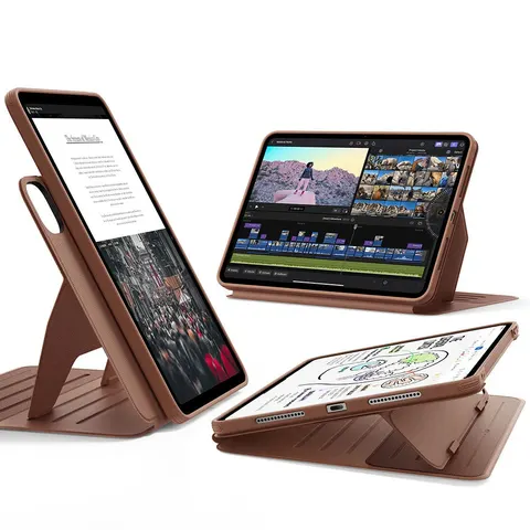 iPad Pro 13ʺ (2024) Shift Magnetic Case - Brown - Brown – Bild 2