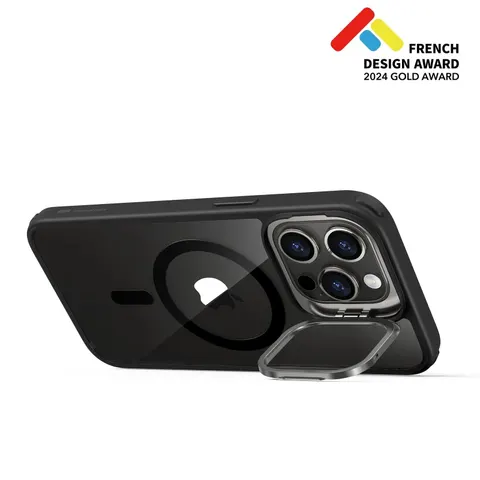 iPhone 15 Pro Snap-and-Stand Charging Bundle - Clear Black - Clear Black – Bild 2