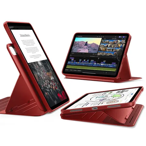 iPad Air 11" (2025) Shift Magnetic Case - Red - Red – Bild 2