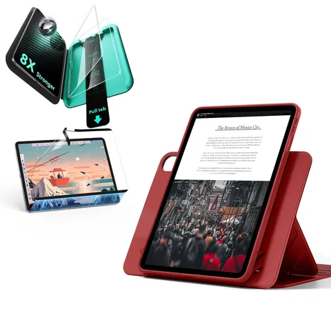 iPad Air 11" (2025) Shift Magnetic Case - Red - Red – Bild 3