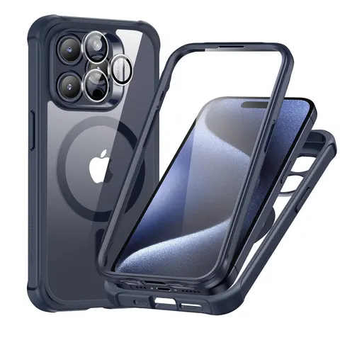 iPhone 15 Pro Max Armor Tough Case (HaloLock) - Clear - Clear – Bild 2