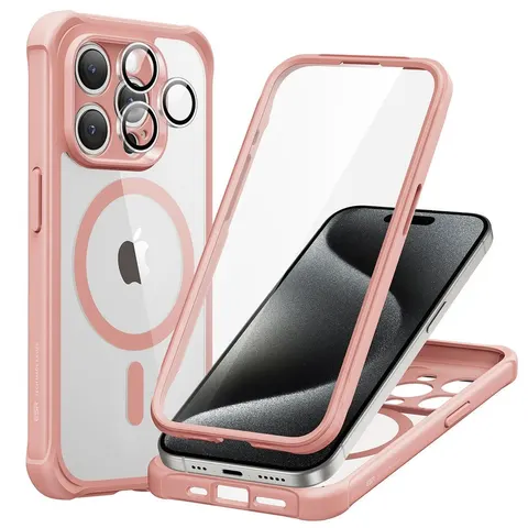 iPhone 15 Pro Armor Tough Case (HaloLock) - Clear - Clear – Bild 4