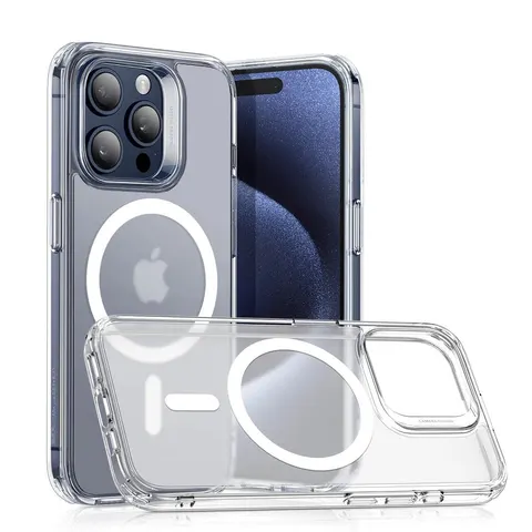 iPhone 15 Pro Classic Hybrid Case (HaloLock) - Clear - Clear – Bild 2