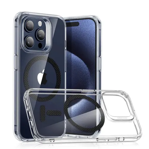 iPhone 15 Pro Max Classic Hybrid Case (HaloLock) - Clear - Clear – Bild 2