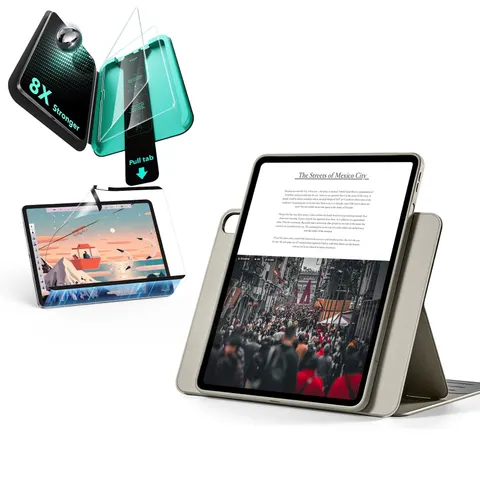 iPad Air 11" (2025) Shift Magnetic Case - Titanium - Titanium – Bild 3