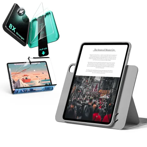 iPad Air 11" (2025) Shift Magnetic Case - Gray - Gray – Bild 3