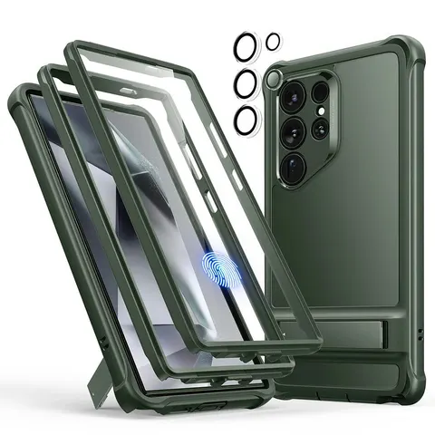 Galaxy S24 Ultra Armor Kickstand Case - Clear - Clear – Bild 4