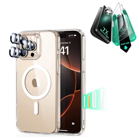 iPhone 16 Pro Classic Hybrid Case (HaloLock) - Clear - Clear – Bild 3