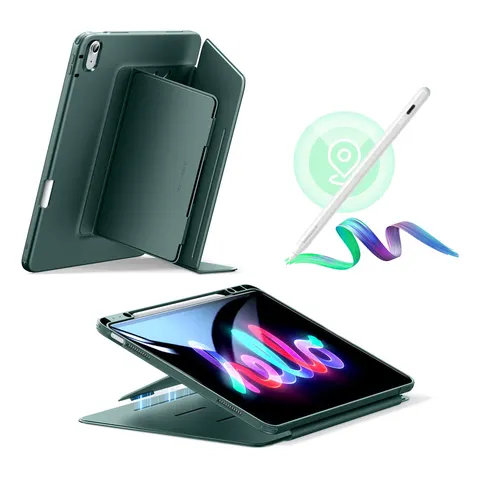 iPad Air 13" (2025) Flip Transformation Bundle - Green - Green – Bild 3