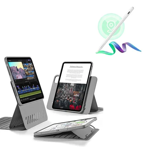 iPad Pro 11ʺ (2025) Shift Magnetic Case - Gray - Gray – Bild 3