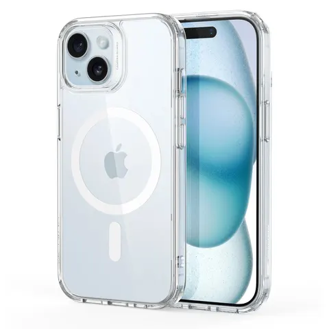iPhone 15 Plus Classic Hybrid Case (HaloLock) - Clear - Clear – image 2