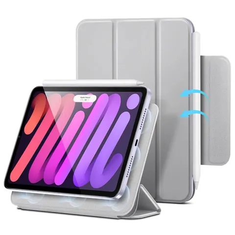 iPad mini 7/mini 6 Rebound Magnetic Case - Gray - Gray – image 2