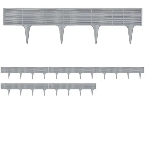 Deuba® Beeteinfassung Grau 3,9m – Bild 2