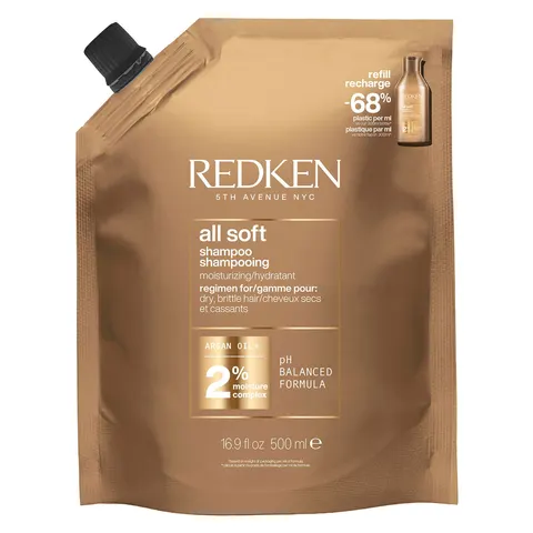 Redken All Soft Shampoo Refill 500 ml – Bild 2