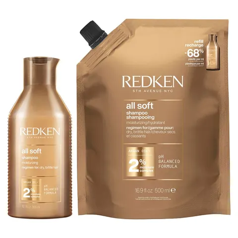 Redken All Soft Shampoo Refill 500 ml – Bild 3