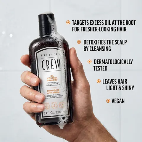 American Crew Shampoing régulateur de sébum 250 ml – image 2