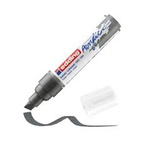 Acrylmarker edding e-5000 breed antraciet – afbeelding 3
