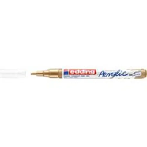 Acrylmarker edding e-5100 medium rijkgoud – afbeelding 3