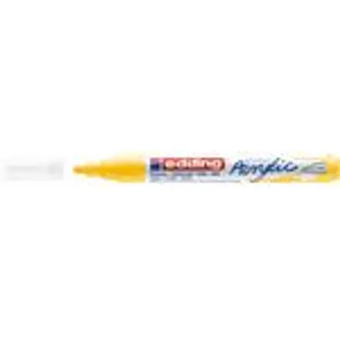 Acrylmarker edding e-5100 medium verkeersgeel – afbeelding 3