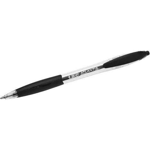 Bic balpen Atlantis Classic zwart – afbeelding 3