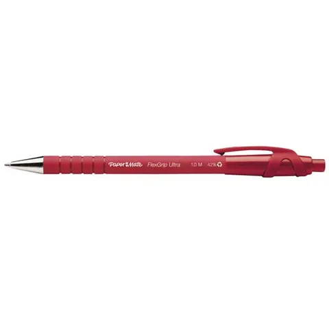 Balpen Paper Mate Flexgrip Ultra medium rood – afbeelding 3