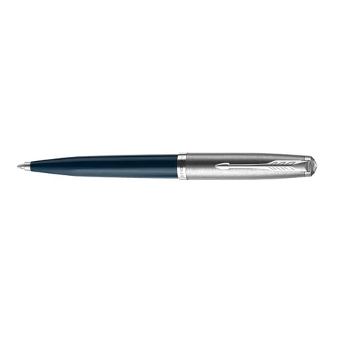 Balpen Parker 51 midnight blue CT medium – afbeelding 3