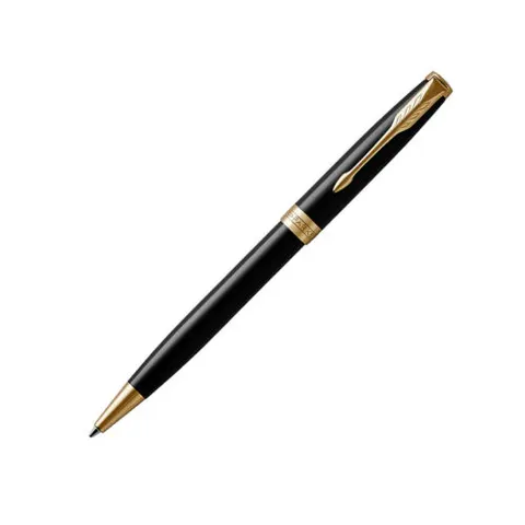 Balpen Parker Sonnet black lacquer GT medium – afbeelding 3