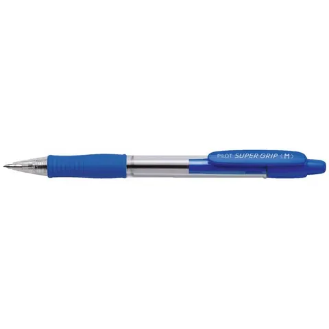 Balpen PILOT Super Grip medium blauw – afbeelding 3