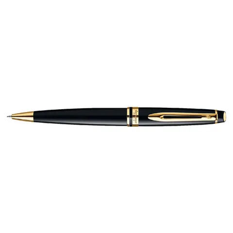 Balpen Waterman Expert black lacquer GT medium – afbeelding 3