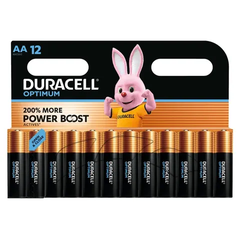 Batterij Duracell Optimum 12x AA – afbeelding 3