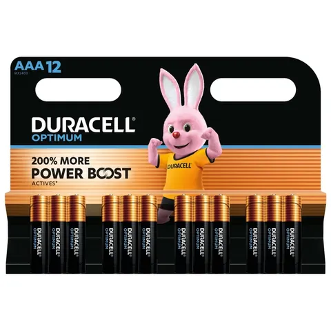 Batterij Duracell Optimum 12x AAA – afbeelding 3