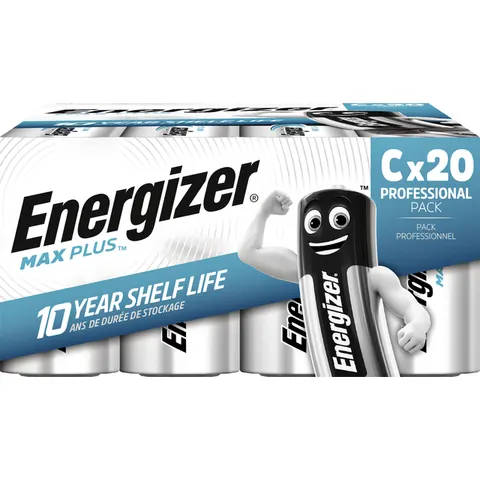 Batterij Energizer Max Plus 20xC alkaline – afbeelding 3