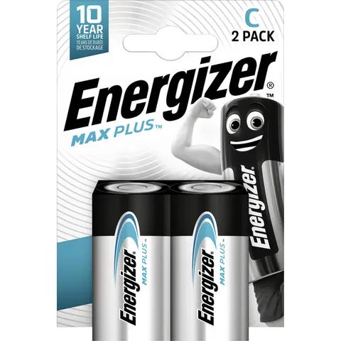 Energizer Max Plus – C – 2 stuks – afbeelding 3