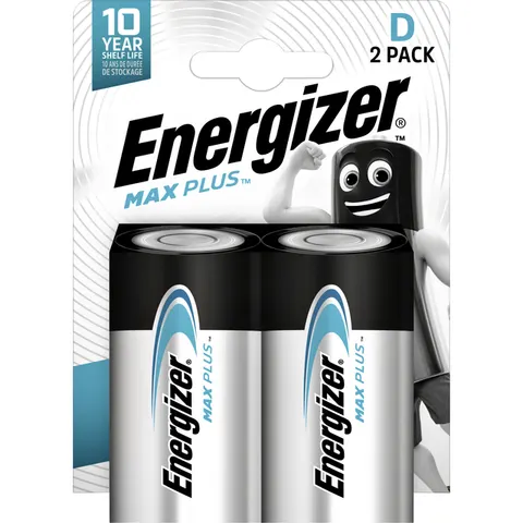 Energizer Batterijen Max Plus D 2 Stuks – afbeelding 3