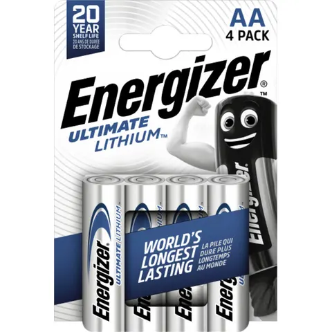 Batterij Energizer Ultimate Lithium 4xAA – afbeelding 3