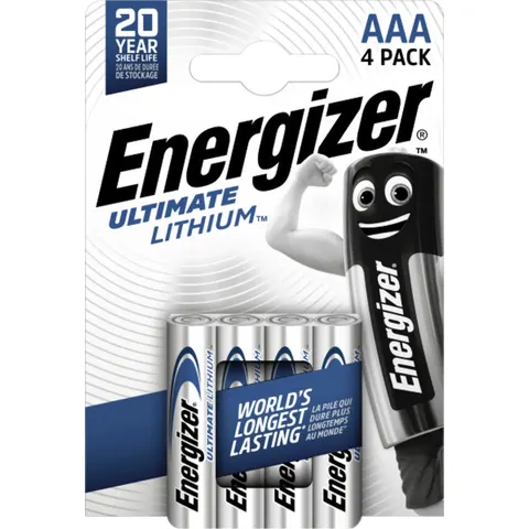 Batterij Energizer Ultimate Lithium 4xAAA – afbeelding 3
