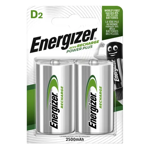 Batterij oplaadbaar Energizer 2x D 2500mAh – afbeelding 3