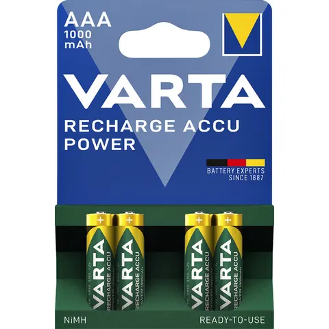 Varta AAA Oplaadbare Batterijen – 594375 – afbeelding 3