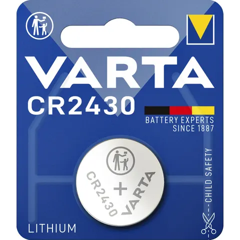 Varta Knoopcel Batterij CR2430 Lithium – afbeelding 3