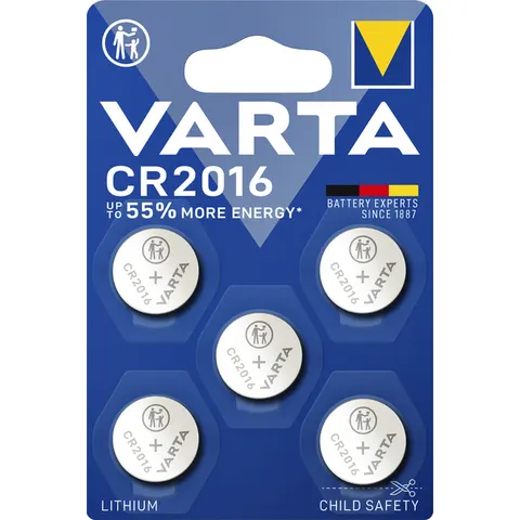 Varta CR2016 - 5 stuks – afbeelding 3