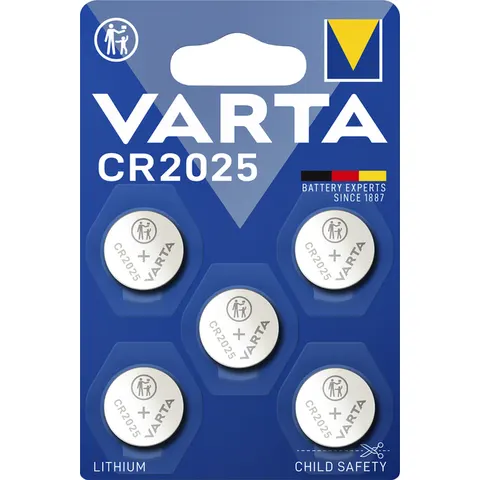 Varta CR2025 - 5 stuks – afbeelding 3