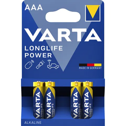 Varta Longlife Power AAA 4 stuks – afbeelding 3