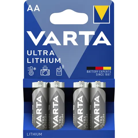 Batterij VARTA Ultra lithium 4x AA – afbeelding 3
