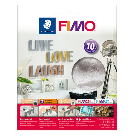FIMO bladmetaal - zilver – afbeelding 3