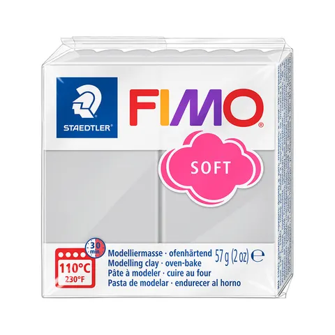 FIMO soft boetseerklei 57 g dolfijngrijs – afbeelding 3