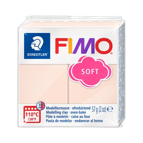 FIMO soft boetseerklei 57 g perzik – 811112 – afbeelding 3