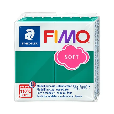 FIMO soft boetseerklei 57 g smaragd – afbeelding 3
