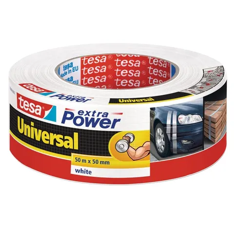 Duct tape tesa® extra Power Universal 50mx50mm wit – afbeelding 3